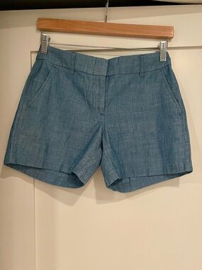 J. Crew Chambray Shorts, NWT